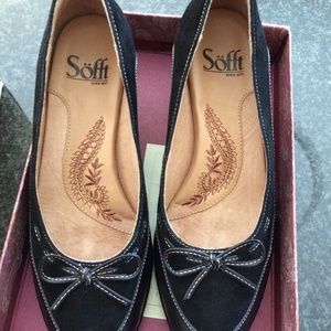 Sofft ALANA Black Suede Pumps - 6M